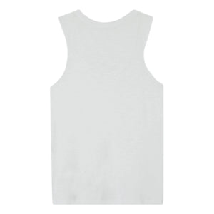 Camiseta de tirantes American Vintage con cuello en U - Jacksonville | Blanco