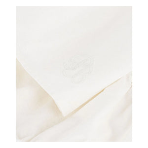 Petit Bateau - Conjunto de vestido y braguita de lino y algodón orgánico | Blanco
