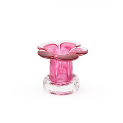 Denise - Candelabro de cristal Stella | Rosa