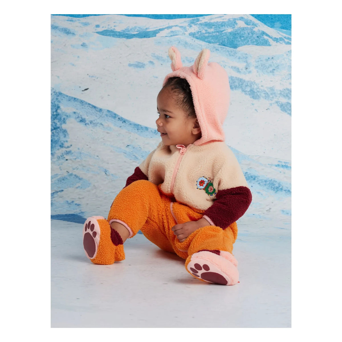 Halcyon Nights - Pantuflas estilo sherpa | Azul real