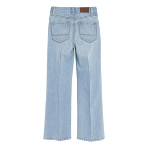 Bellerose - Jean Wide Leg Gardenia | Denim Blanqueado