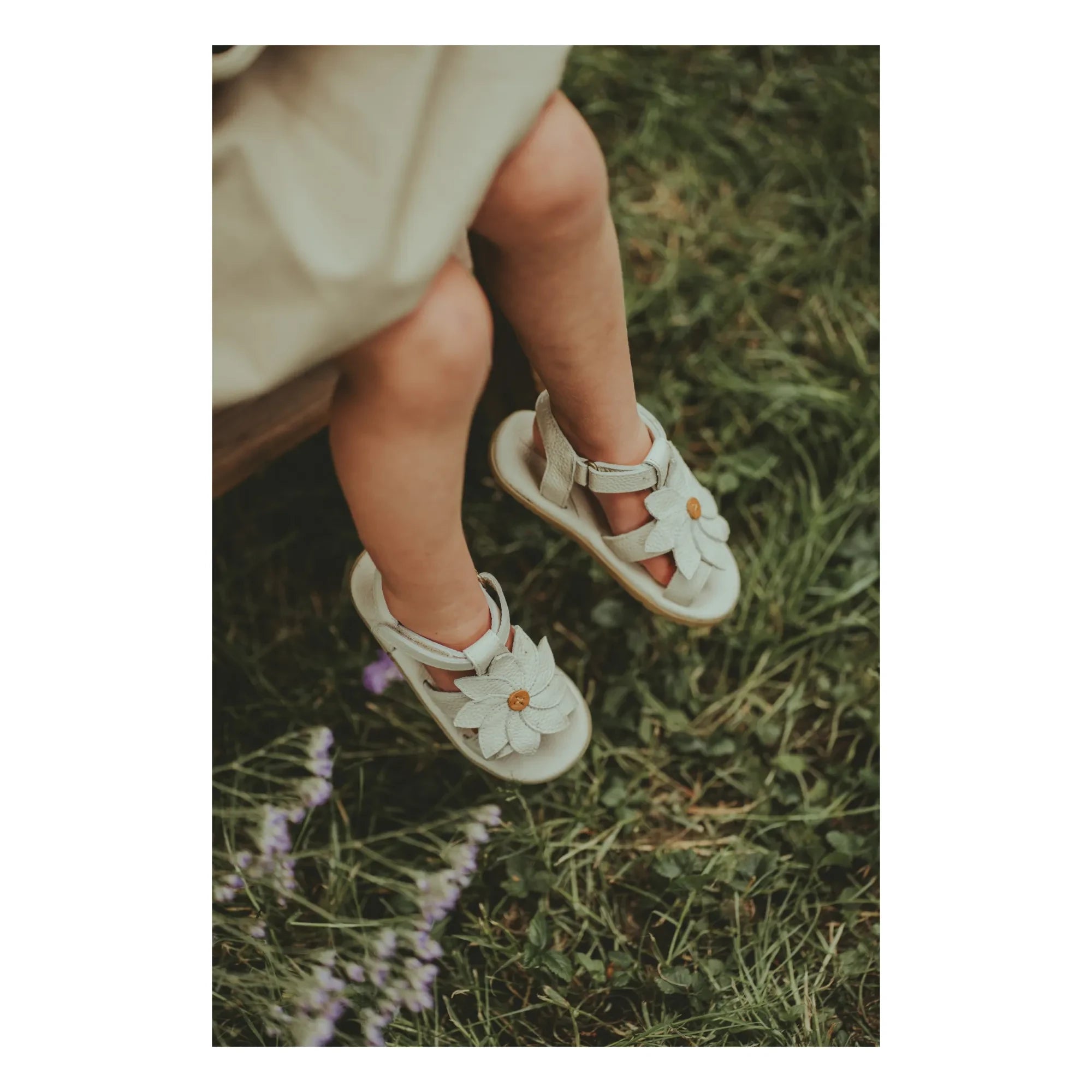 Donsje - Sandalias de piel Tuti Fields | Crema