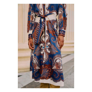 Farm Rio - Vestido arabesco | Azul