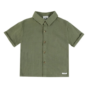 Donsje - Camisa de lino Brammie | Heather White