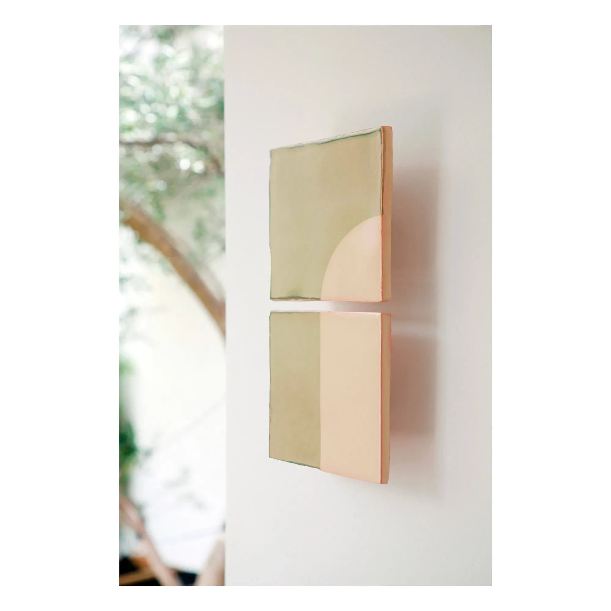 Violaine d'Harcourt - Lámpara de pared Tiles | Verde