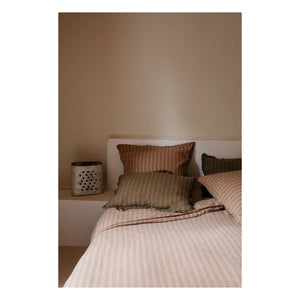 Le Monde Sauvage - Funda de almohada de lino Sandhills | Russet