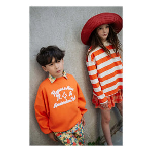 Repose AMS - Algodón orgánico cuello redondo | Naranja