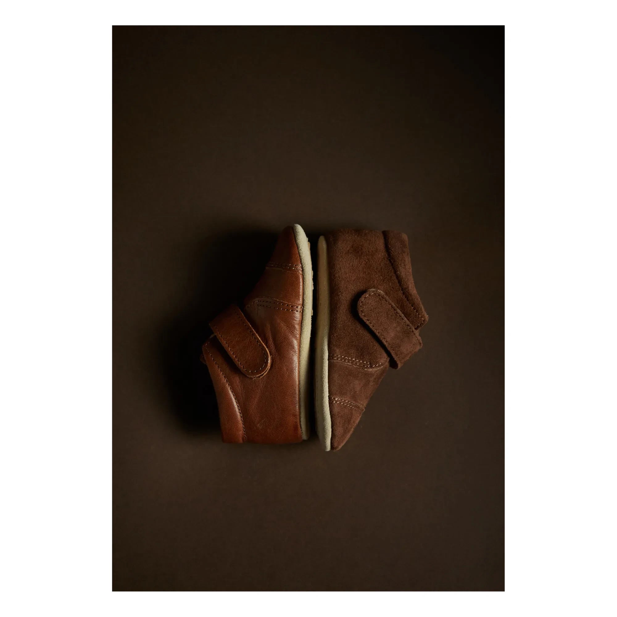 Petit Nord - Botines de velcro | Cognac