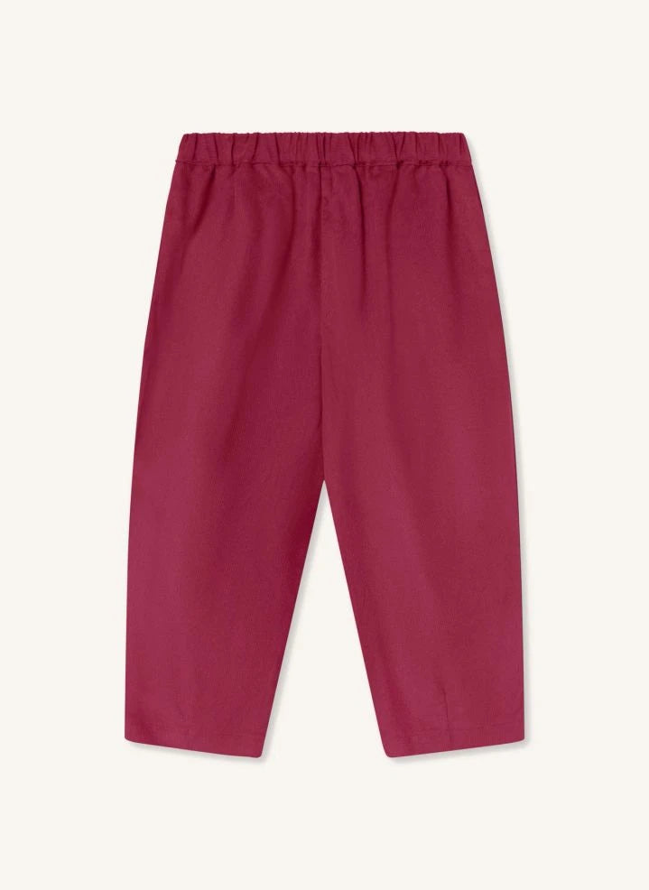 Fliink - Pantalones Dolly Rojos con Volantes