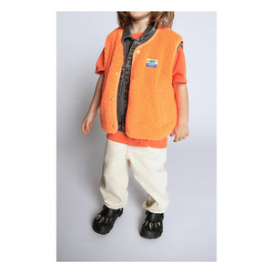 American Vintage - Chaleco sin mangas Hoktown Fibras recicladas | Naranja neón