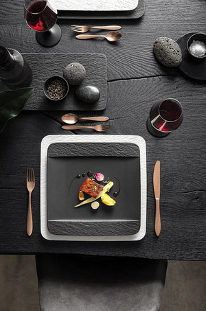 Villeroy & Boch Manufacture Rock Plato de servicio 20 x 28 cm