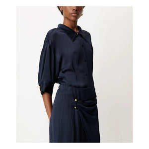 Sessùn - Blusa Darcy | Azul marino
