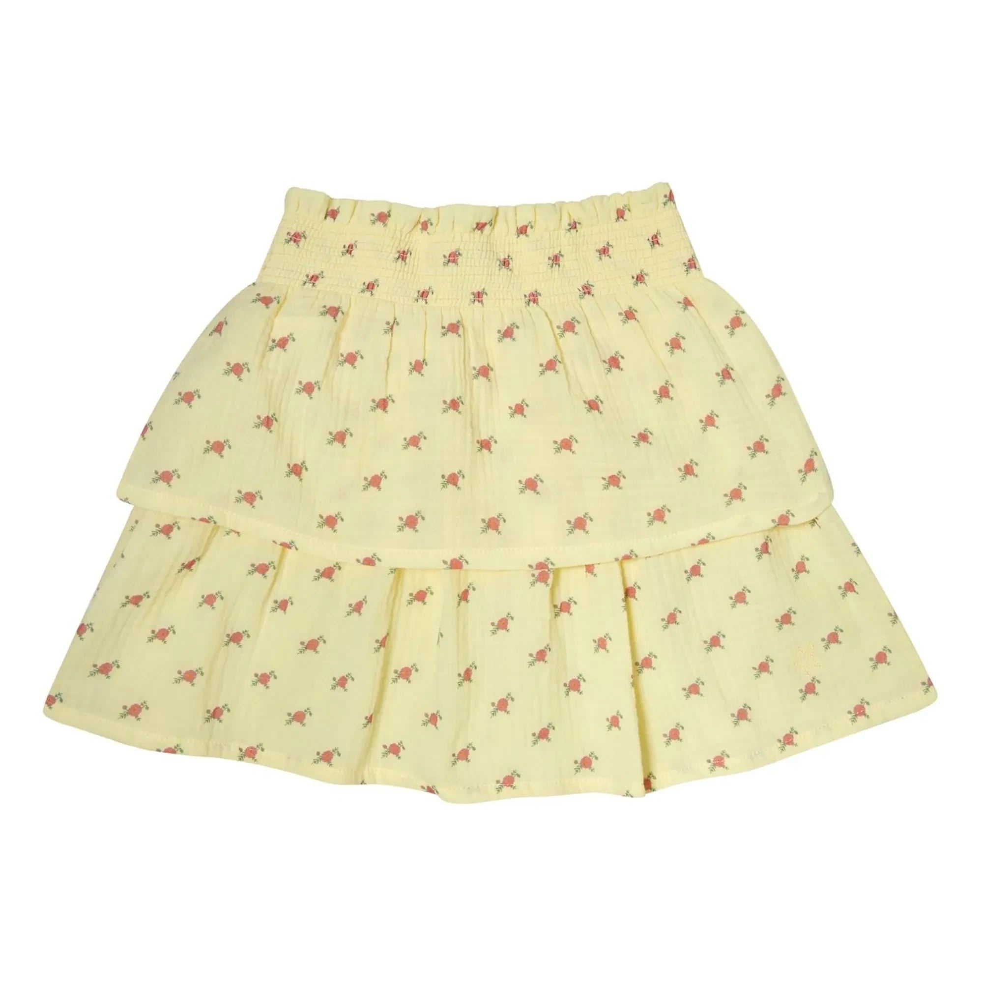 Tocoto Vintage - Fleurs Volants Falda | Amarillo