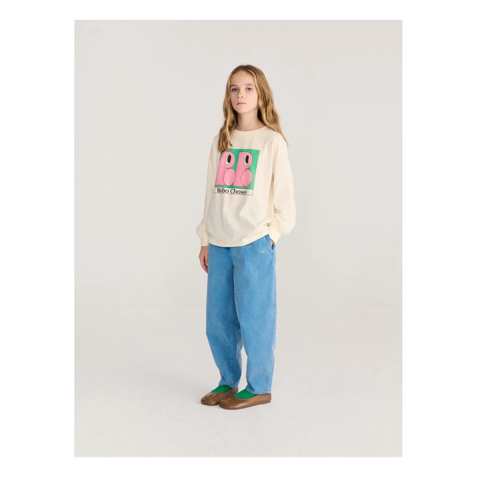 Bobo Choses - Camiseta de algodón orgánico Bobo | Rosa pálido