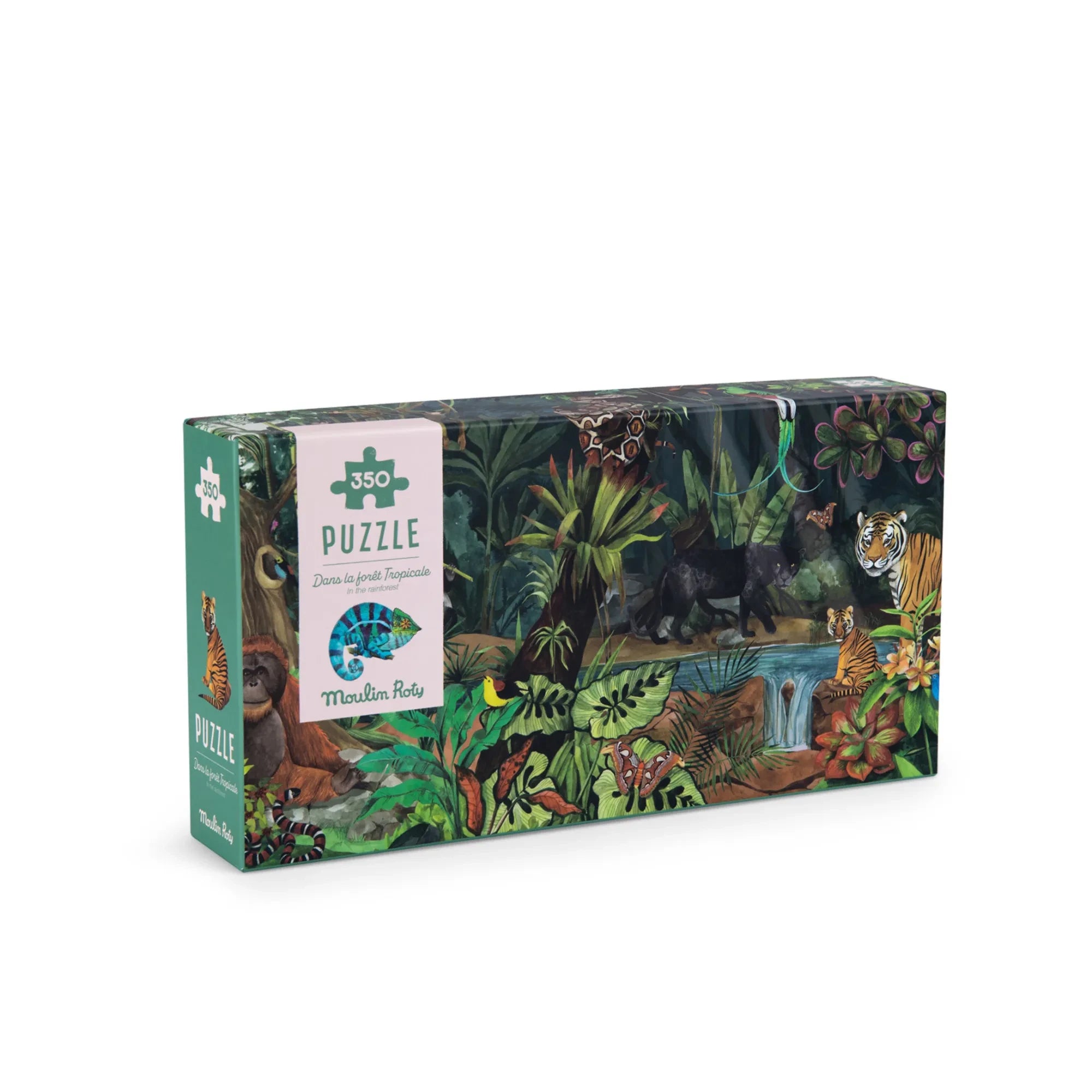 Moulin Roty - Puzle de la Selva Tropical - 350 Piezas