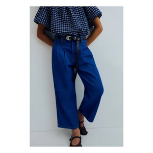 the new society - Blusa Jasmine Kareli | Azul Oscuro