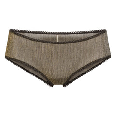Momoni - Braguita Con Relieve Metálico Amaca | Negro