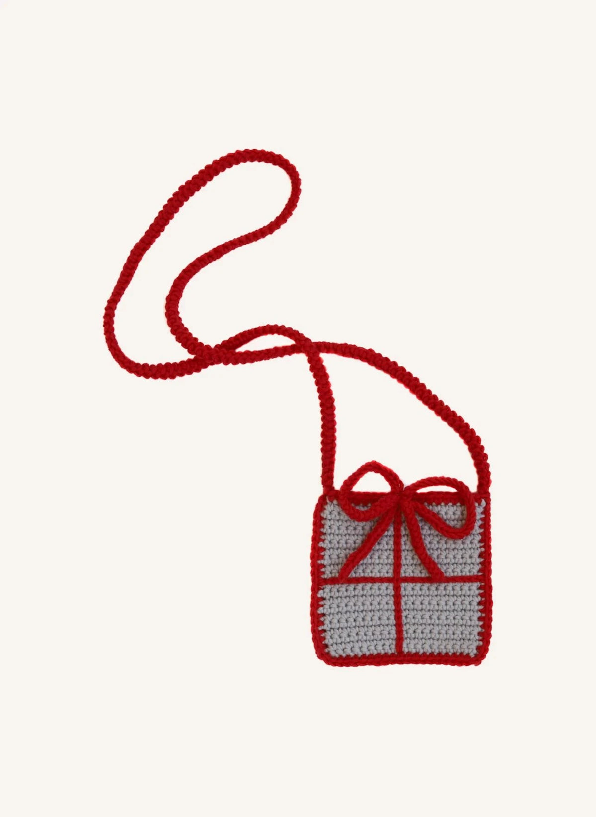 Kalinka - Bolsa de regalo navideña de lana Merino | Roja