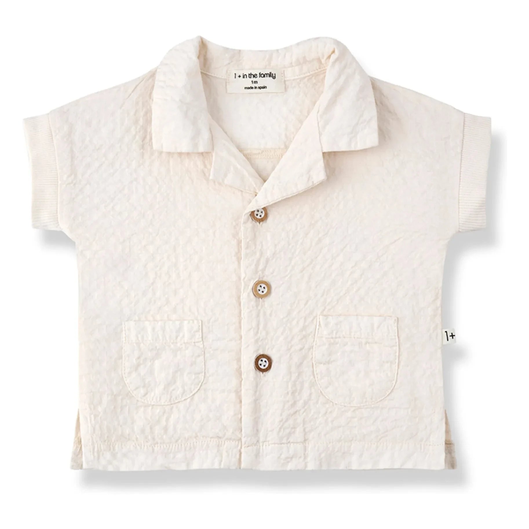 1+ in the family - Camisa Corinto Seersucker | Crudo