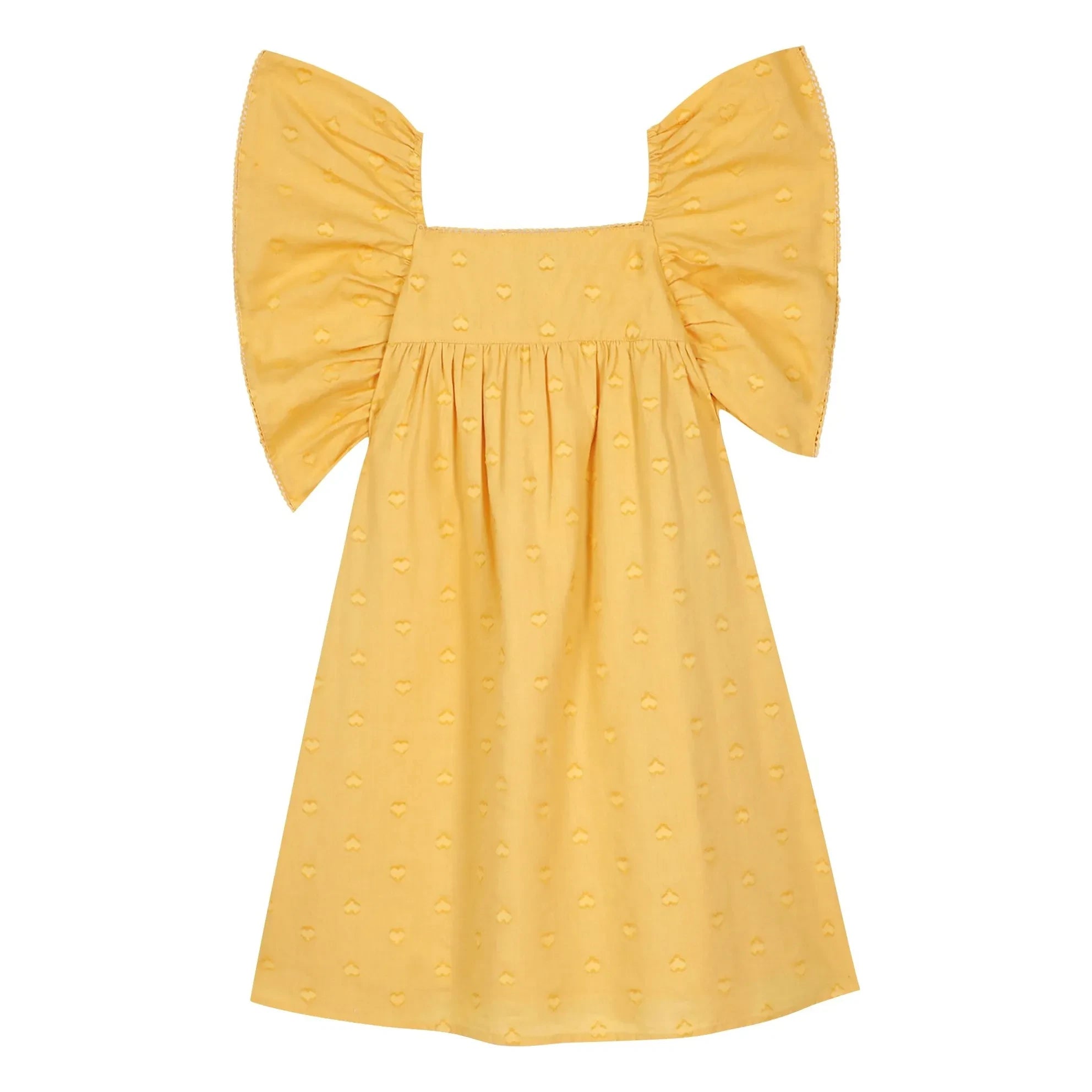 Bonton - Vestido Rêve Cœurs | Amarillo