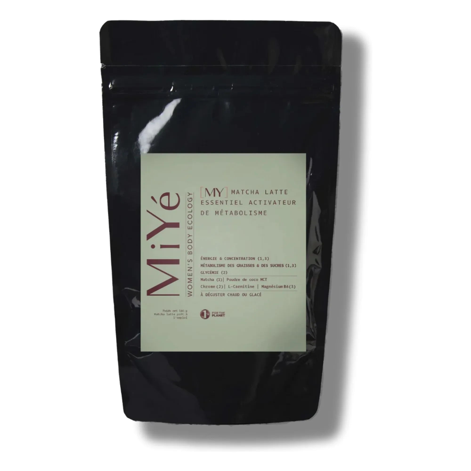 MiYé - Matcha latte para apoyar el metabolismo básico - 146 g