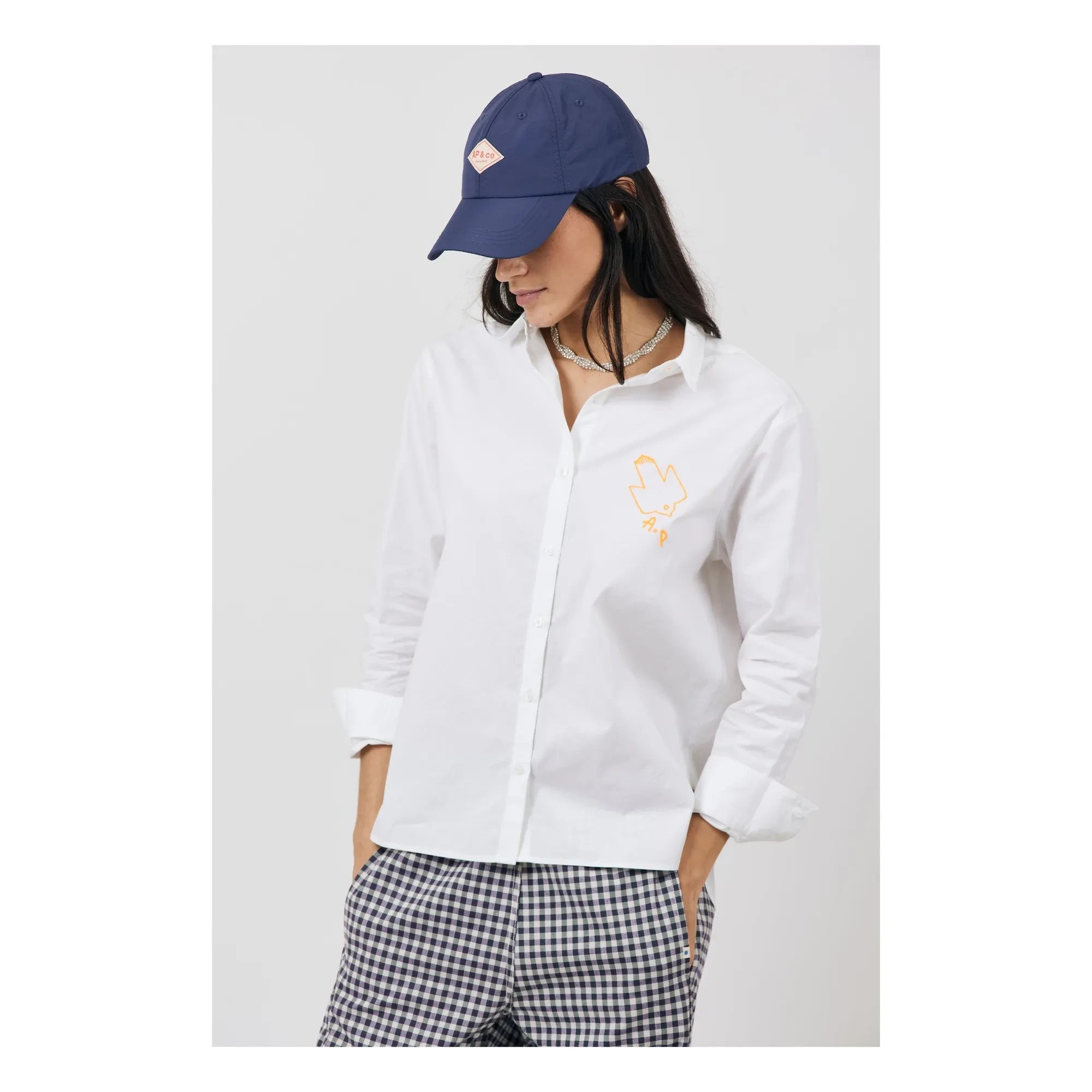 a.p - Camisa de Popelín Gizelle | Blanco