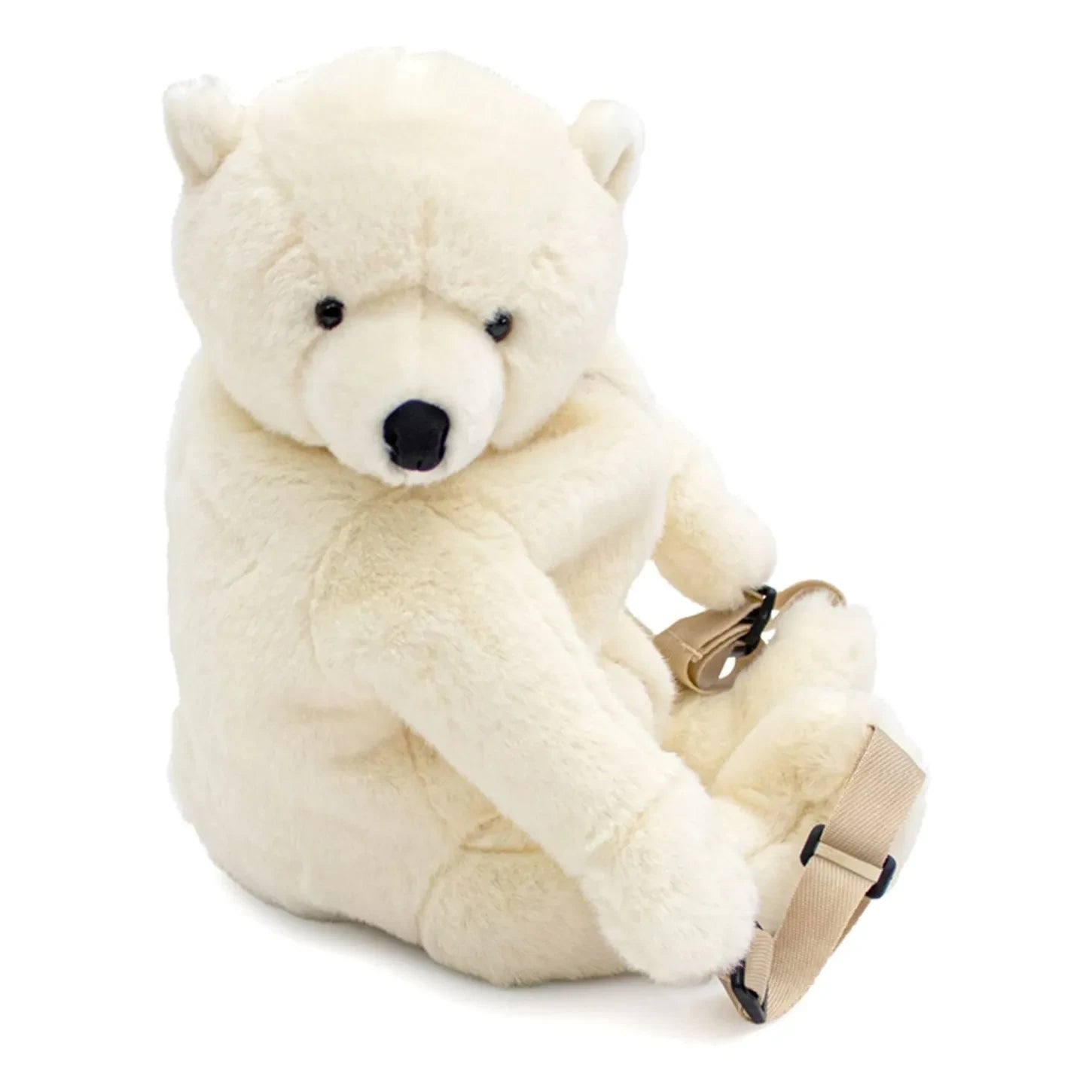 Wild & Soft - Mochila Oso Polar | Blanca