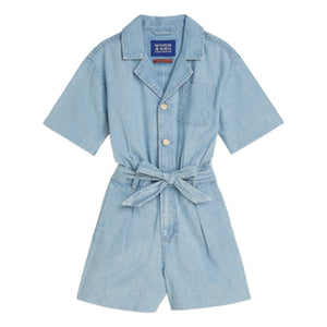 Scotch & Soda - Mono corto chambray | Azul claro