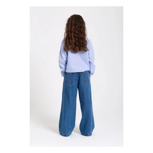 Smallable Kid - Vaqueros anchos Paloma | Azul vaquero