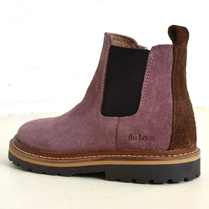 du Loua - Botas de gamuza Louis | Rosa