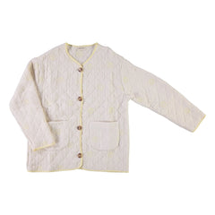 Poudre Organic - Chaqueta Acolchada de Algodón Orgánico Millet | Amarillo
