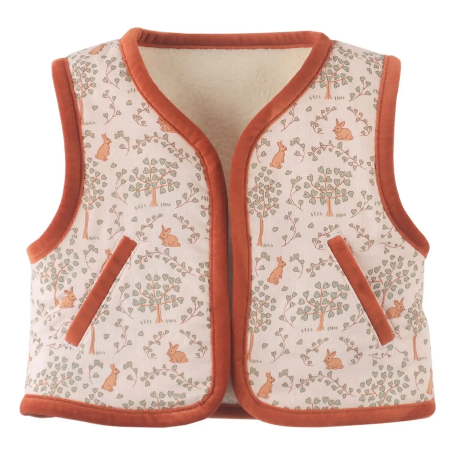Gingersnaps - Chaleco Reversible Glade | Crudo