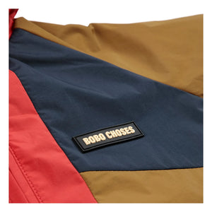 Bobo Choses - Chaqueta impermeable de fibra reciclada reversible para bebé | Azul