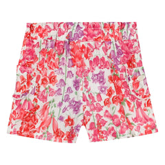 Tartine et Chocolat - Pantalones cortos Liberty de color rosa caramelo