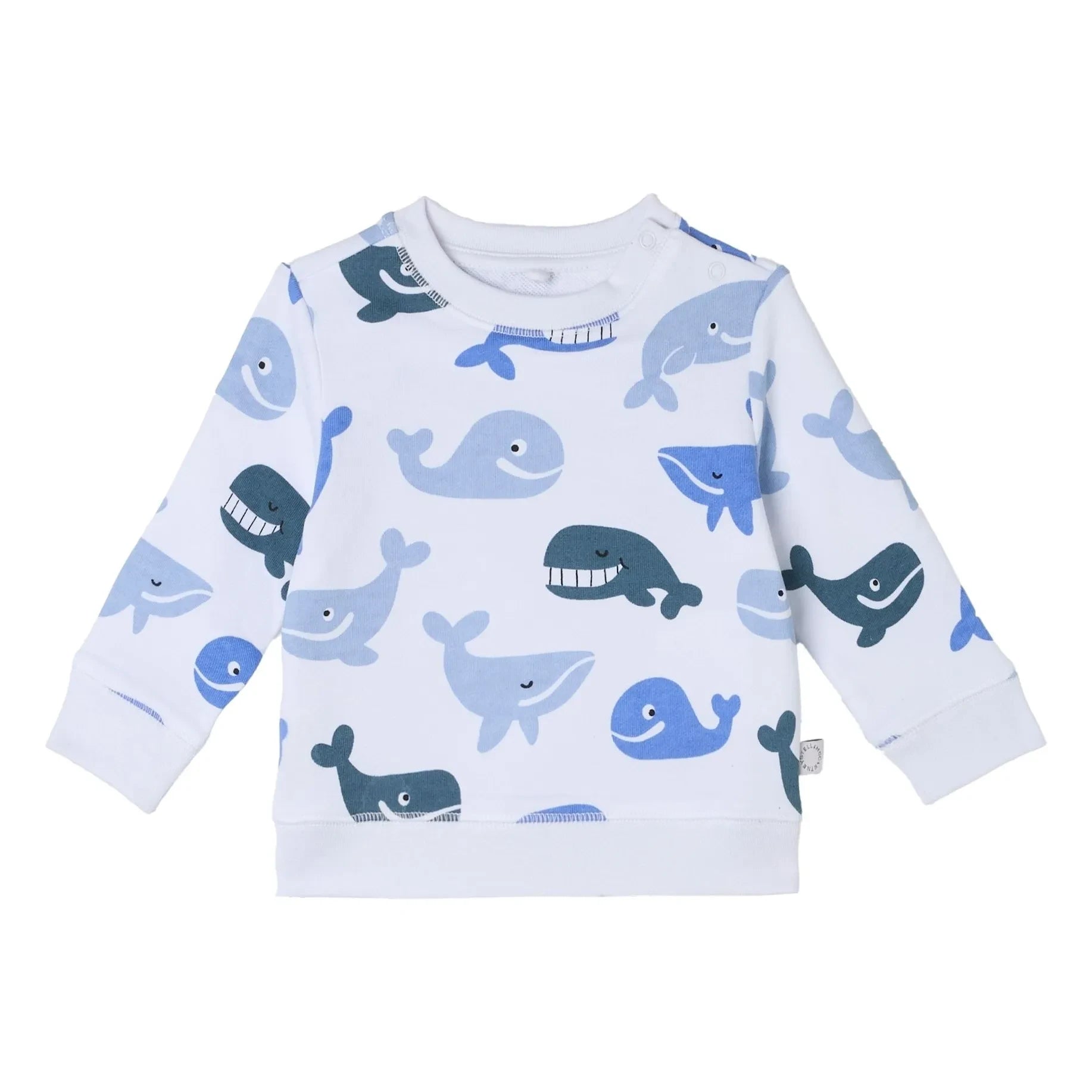 Stella McCartney Kids - Sudadera Ballenas | Blanco