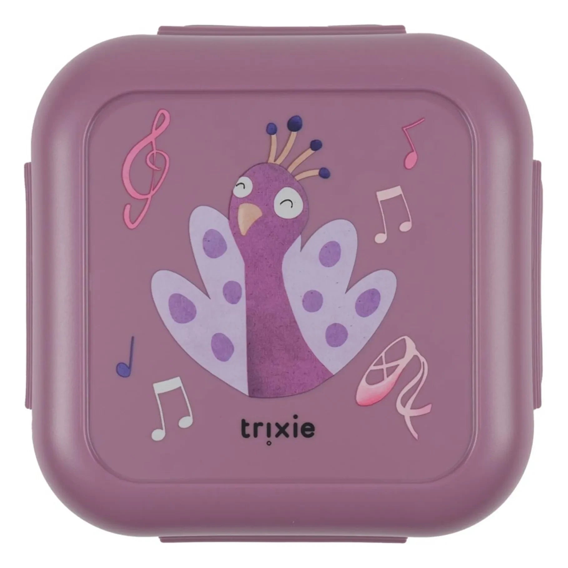 Trixie - Pinza para fiambrera Bailarina Sra. Pavo Real | Morado