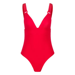 Anja Paris - Traje de baño de una pieza L'Unique | Rojo