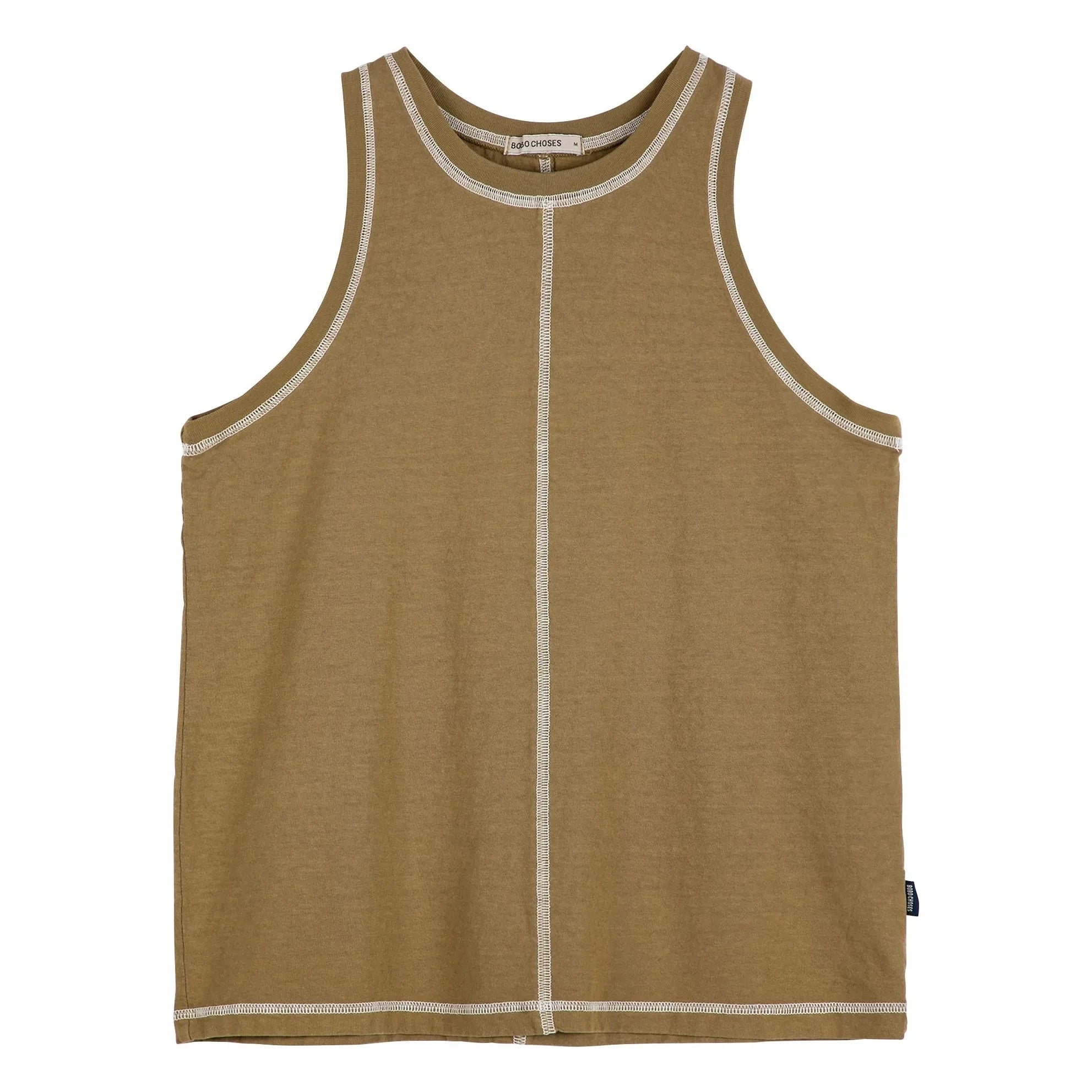 Bobo Choses - Camiseta de Tirantes de Algodón Reciclado | Caqui