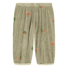Studio Bohème - Pantalones de toalla de algodón orgánico Porgy Watermelon | Caqui