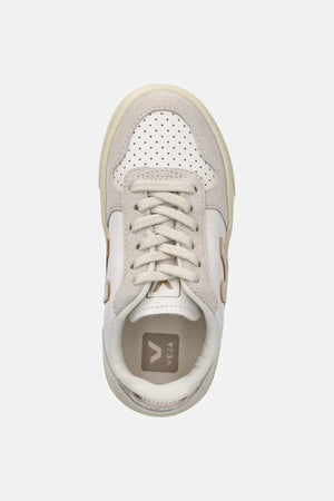 Zapatillas deportivas de piel para niño Veja Small V-10 Laces