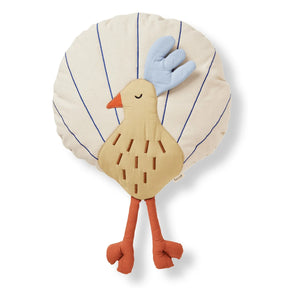 Ferm Living Kids - Cojín de pavo real | Beige