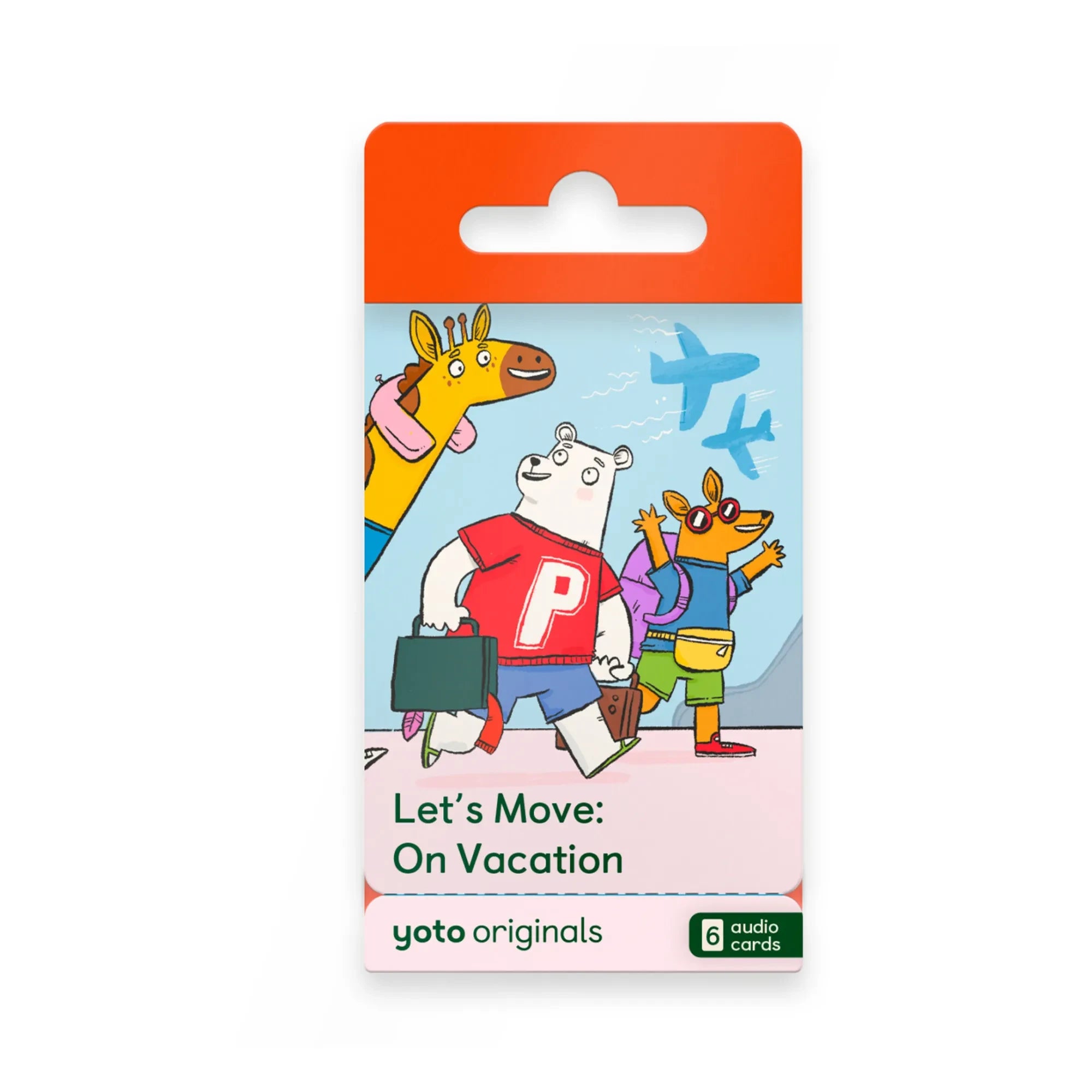 Yoto Player - Tarjetas Yoto Let's Move de vacaciones - Paquete de 6