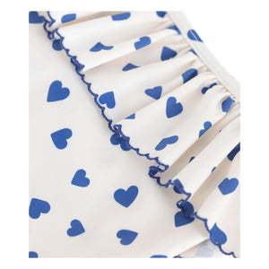 Petit Bateau - Traje de baño Flying Hearts | Blanco