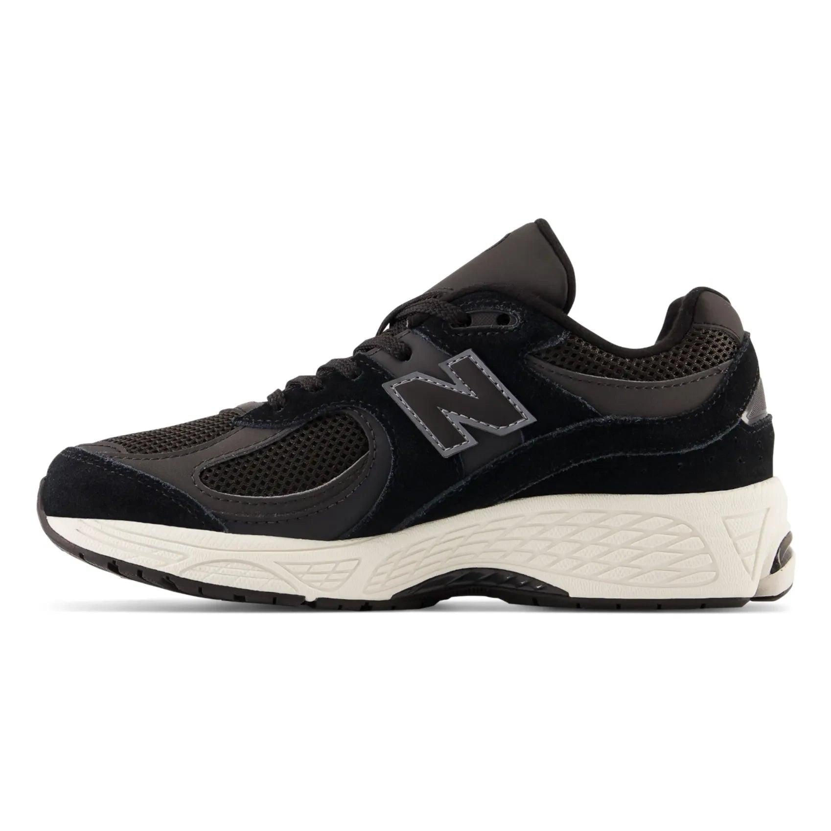 New Balance - Zapatillas deportivas clásicas con cordones 2002 | Negro