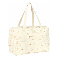 Nobodinoz - Bolso de maternidad impermeable, algodón orgánico Opéra Lily | Crudo