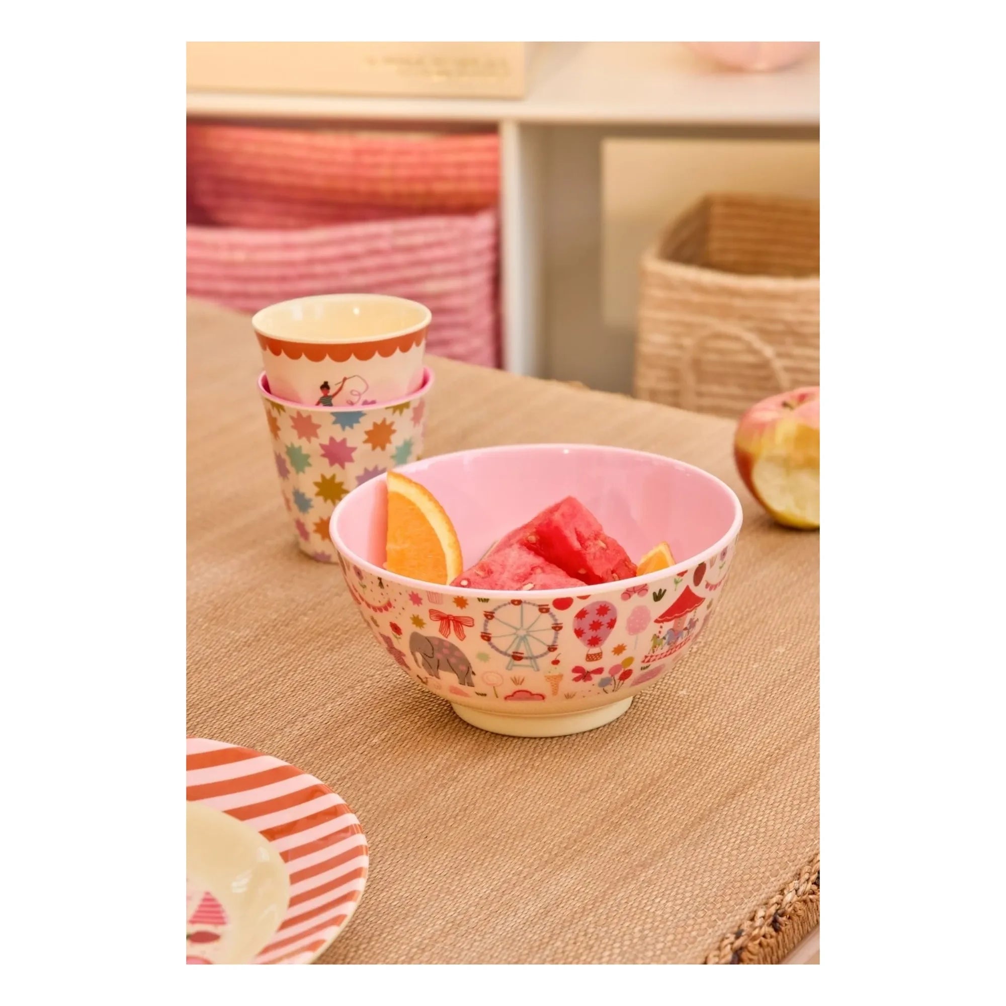 Cuenco de melamina Rice - Fun Fair | Rosa