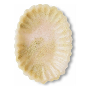 HKliving - Plato de resina New Classics | Marfil