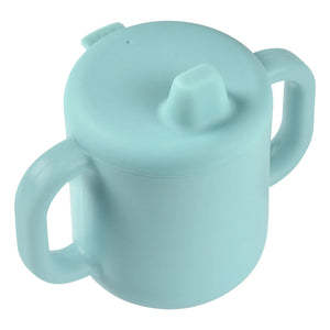 Béaba - Vaso de aprendizaje de silicona | Azul