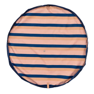 Play and Go - Noomad bolsa/alfombra de exterior - Rayas moca