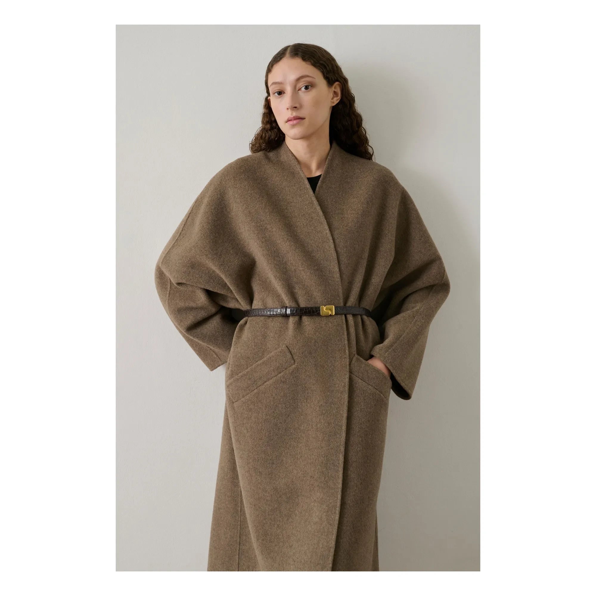 Soeur - Cinturón Mini de Piel Ninon | Negro